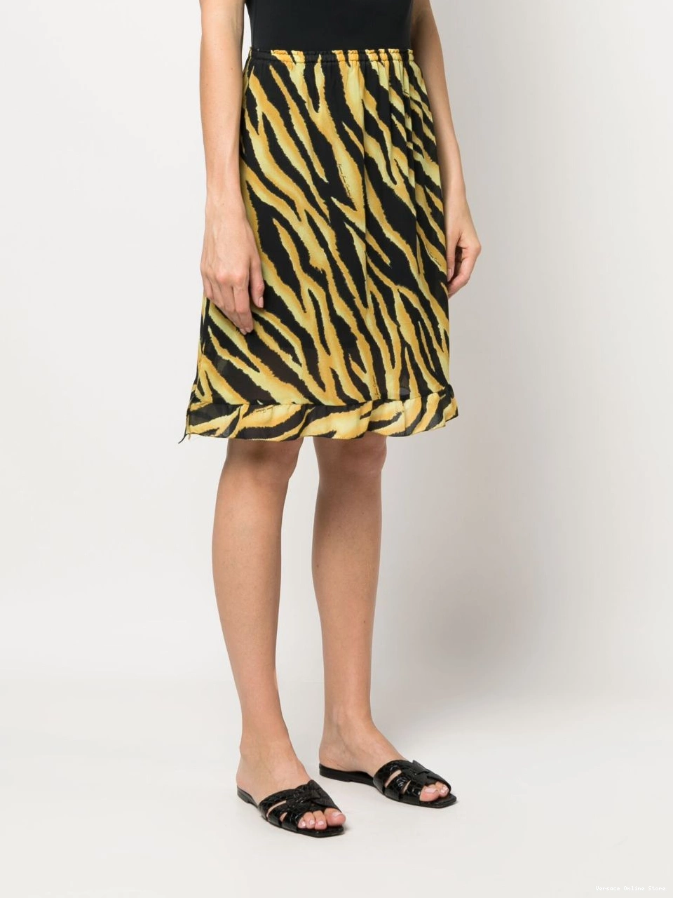 Affordable skirt 2000s tiger Women stripe-print Versace 0818